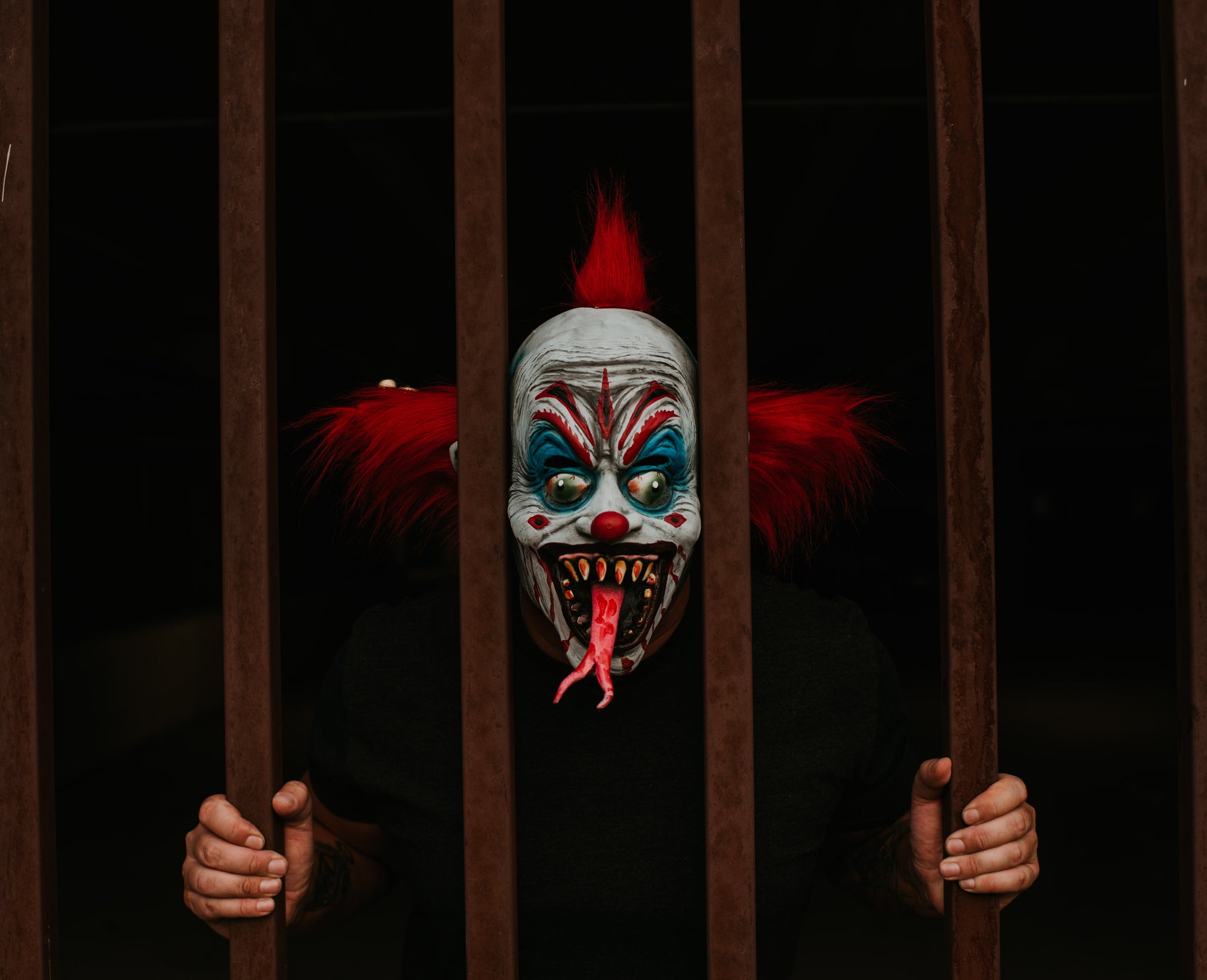 Skeezy the Killer Clown | Professional Halloween Scary Clown Mask