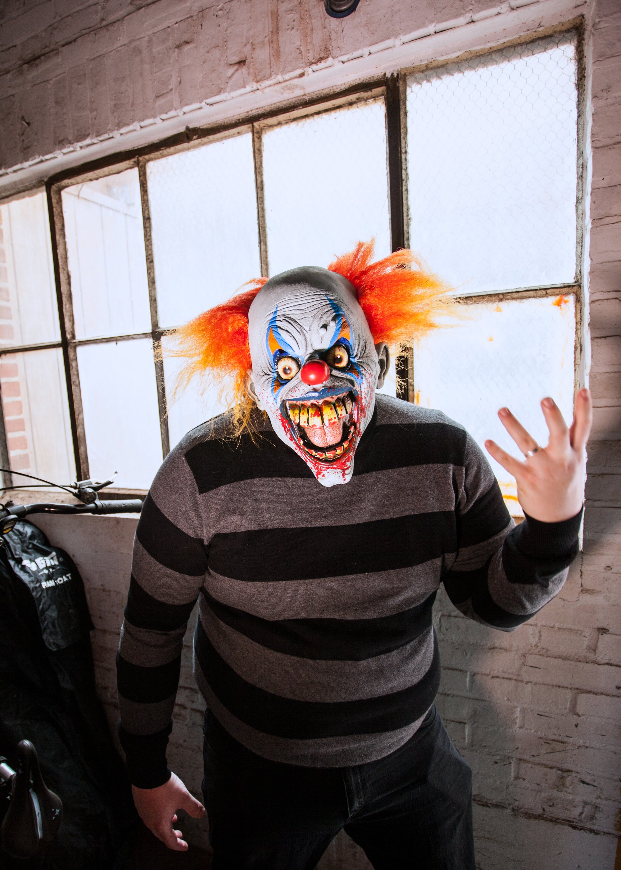 Shingles The Creepy Clown | Professional Halloween Scary Clown Mask