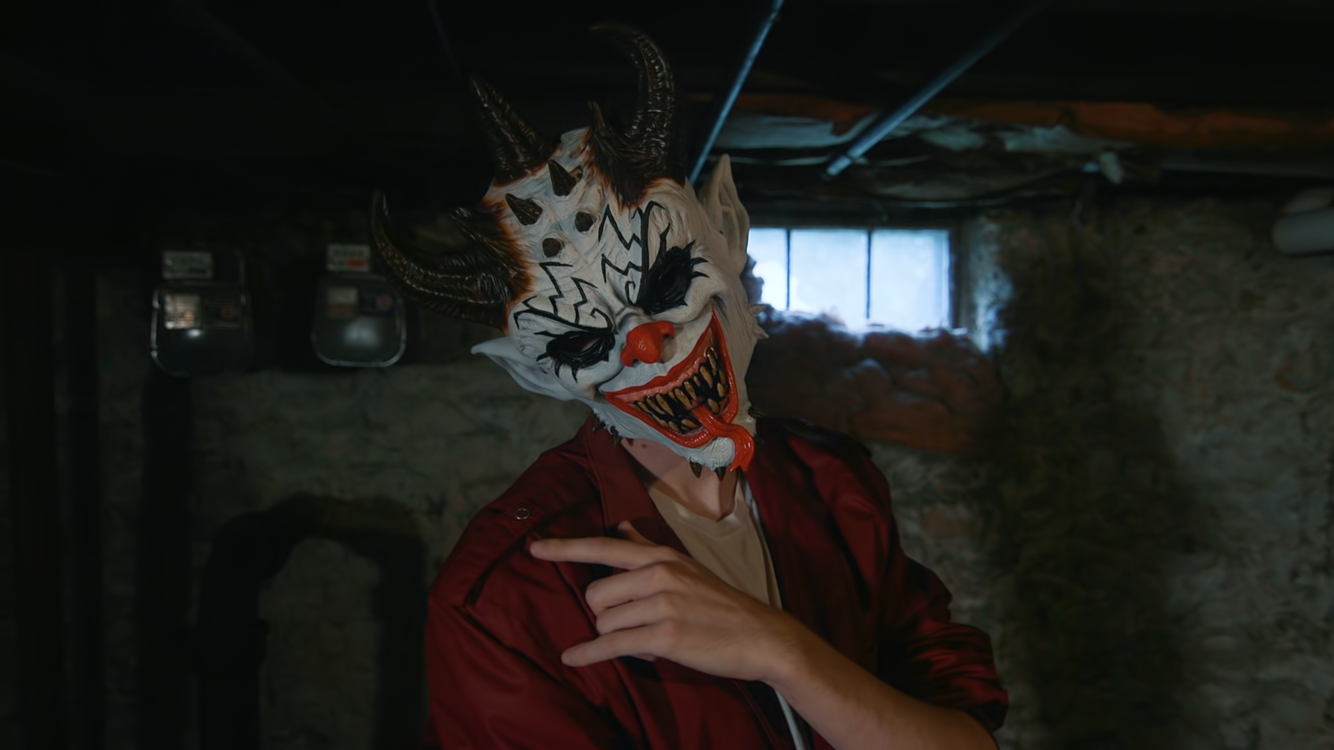 Demonic Devil Clown | Premium Halloween Movie FX Mask