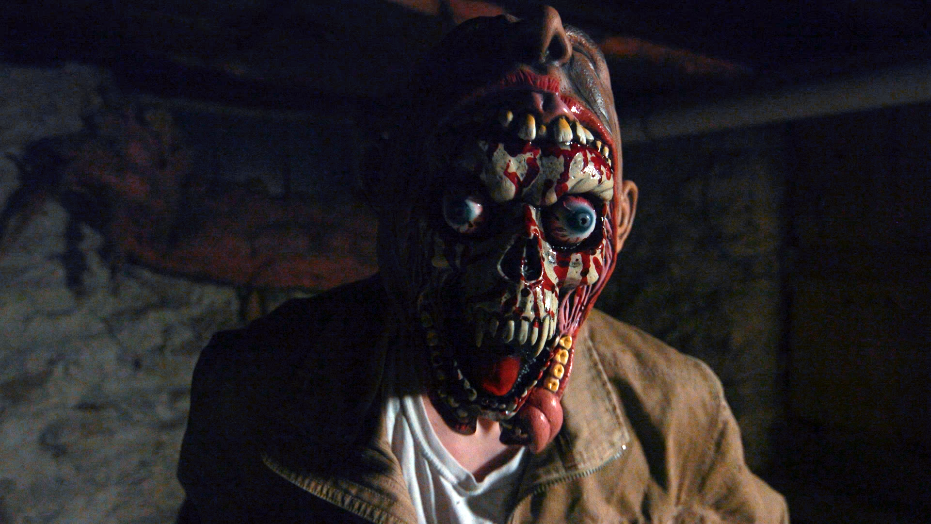 Split Face | Professional Halloween Movie Skull Mask